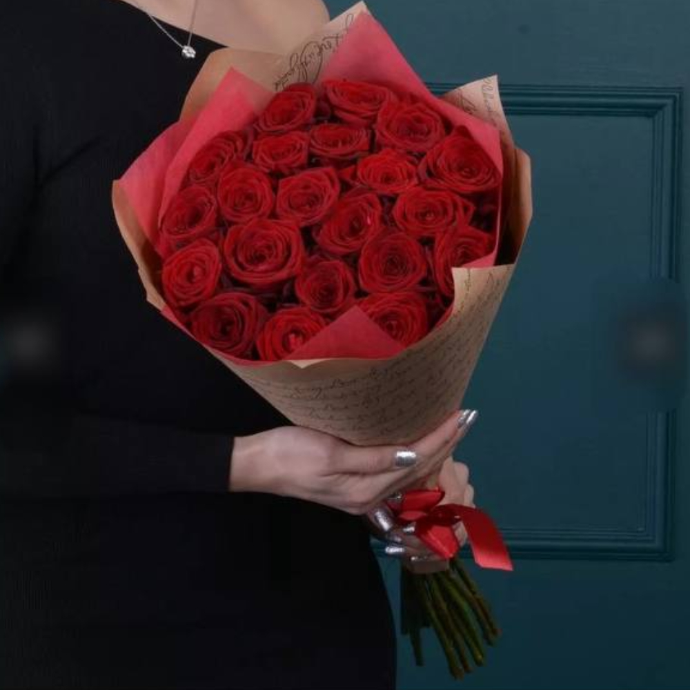 21 Красная роза